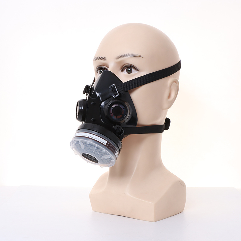 Dust Mask Construction - Новый черный противогаз на половину лица,