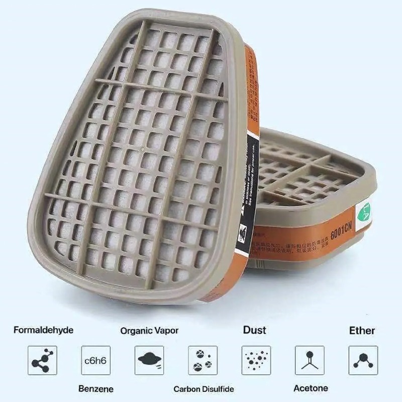 Dust Mask Construction - Картриджи с активированным углем 6001 и