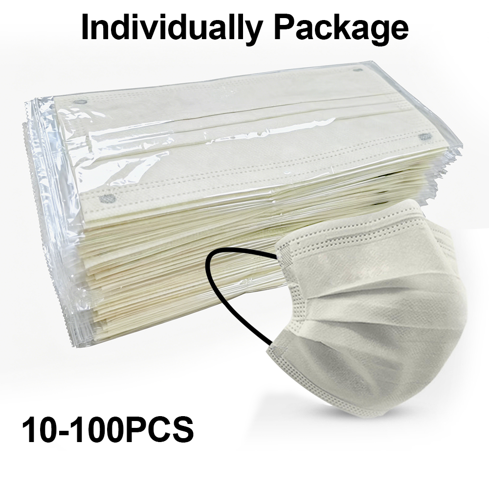 Disposable Mask Blue - 10-100 шт. одноразовых масок для взрослых
