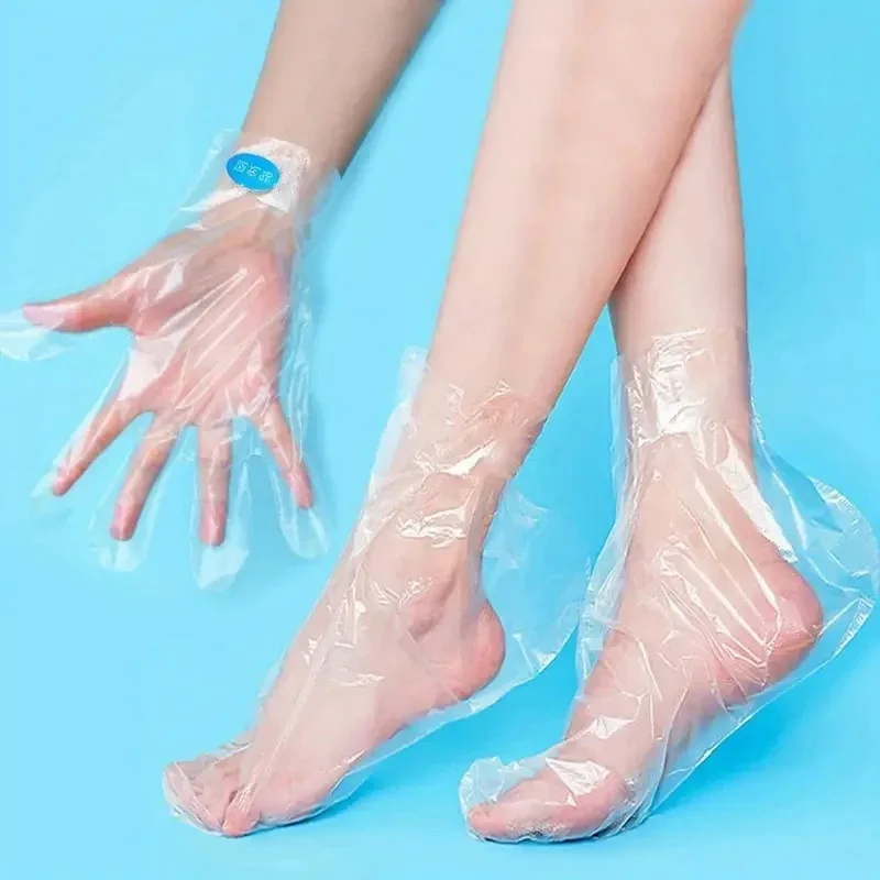 Disposable Mask Blue - Толстые одноразовые маски для рук и