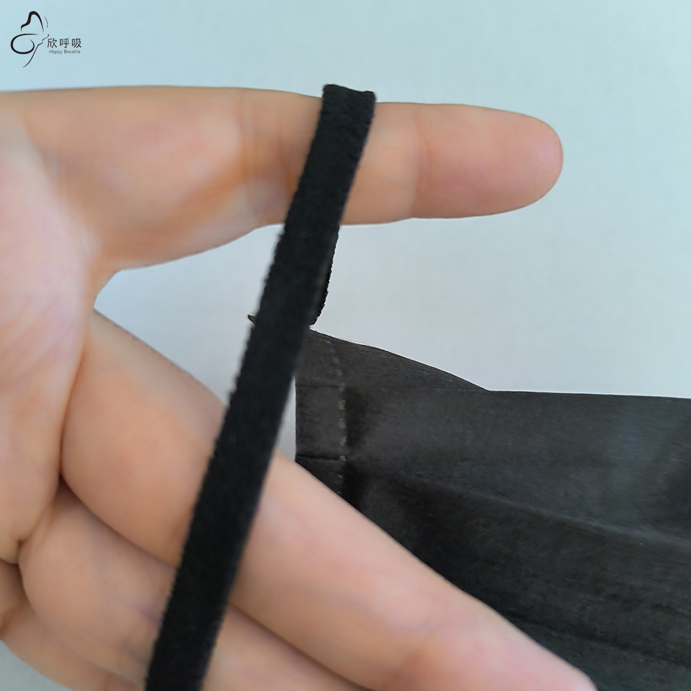 Одноразовые трехслойные маски  – обзор и цена Black Face Mask Pack