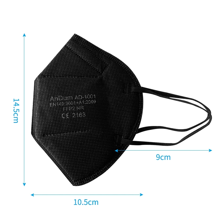 5 шт. масок FFP2, одобренных C – обзор и цена Respirator Half Face
