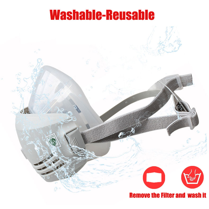 Силиконовая Пылезащитная респи – обзор и цена Respirator Half Face